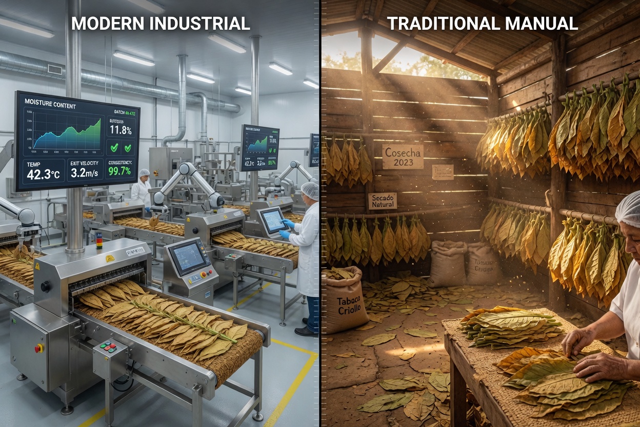 Transformation industrielle moderne vs traitement artisanal traditionnel